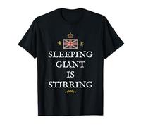 Women Men Great Britain British Patriots UK Giant Stirring T-Shirt