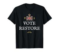 Women Men Great Britain British Patriots UK Vote Restore GB T-Shirt