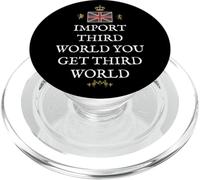 WOMEN MEN GREAT BRITAIN PRIDE BRITISH PATRIOTS THIRD WORLD PopSockets PopGrip for MagSafe