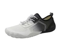 Women Men Hiking Barefoot Shoes Wide Width Non-Slip Water Shoes for Walking River Fishing Breathable Lightweight Beach Barefoot (Black, 6.5)