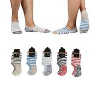 Women Men No Show Loafer Socks, Sneaker Socks, Non-Slip Casual Low Cut Boat Sock invisible socks 5 pairs
