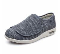 Women Men Orthopedic Diabetic Shoes, Non Slip Adjustable Edema Shoe Elderly Bunions Swollen Feet Plantar Fasciitis Shoes, Men Mesh Breathable Wide Fitting Orthopedic Slipper