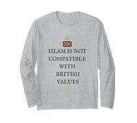 Women Men Patriot British Proud Supporters British Values UK Long Sleeve T-Shirt