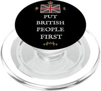 WOMEN MEN PATRIOTIC BRITISH PRIDE SUPPORTERS BRITONS FIRST PopSockets PopGrip for MagSafe