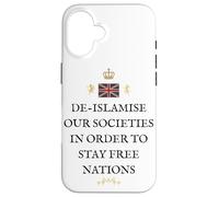 WOMEN MEN PATRIOTS BRITISH SUPPORTERS PROUD FREE NATIONS UK Case for iPhone 16