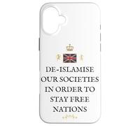 WOMEN MEN PATRIOTS BRITISH SUPPORTERS PROUD FREE NATIONS UK Case for iPhone 16 Plus