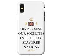WOMEN MEN PATRIOTS BRITISH SUPPORTERS PROUD FREE NATIONS UK Case for iPhone X/XS