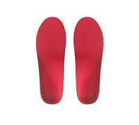 Women Men Plantar Fasciitis Relief Arch Support X/O Valgus Orthotics Insoles, Breathable Comfort High Elastic Thick Shock Absorption Insoles, for Flat Foot, Standing All Day(Red Tow Pair,S)