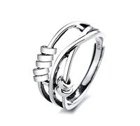 Women Men Runner with Bead Worry Stress Relief Jewelry Adjustable Stacking Rotation