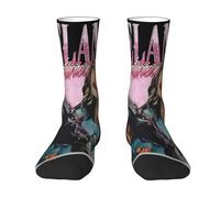 Women Men Singer Martinez Color-Blocked Socks Unisex Moisture-Wicking 3D Printed Crewsocks Unique Design