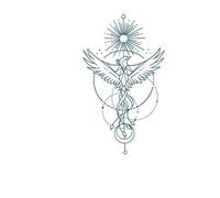Women Men Spider Web Temporary Tattoo,Lasts To 15 Days Waterproof Semi Permanent Sticker.(03)
