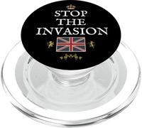 WOMEN & MEN SUPPORT BRITAIN PATRIOTIC ENGLAND UK INVASION PopSockets PopGrip for MagSafe