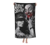 Women Men The Stone Age Rock Band Bath Towel superfine fiber Beach Towel Highly Absorbent Soft Towel 32x52in for Travel Pool Bathroom Daily Use Gift for boys and girls