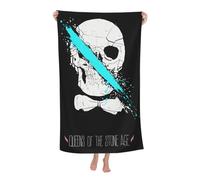 Women Men The Stone Age Rock Band Bath Towel superfine fiber Beach Towel Highly Absorbent Soft Towel 32x52in for Travel Pool Bathroom Daily Use Gift for boys and girls