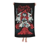 Women Men The Stone Age Rock Band Bath Towel superfine fiber Beach Towel Highly Absorbent Soft Towel 32x52in for Travel Pool Bathroom Daily Use Gift for boys and girls