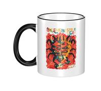 Women Men The Stone Age Rock Band Ceramic Coffee Mug Funny Adult Ceramic Coffee Cup Humor Black Handle Tea Cups Personalized Design for Coworker Mom Dad 11OZ Coffe Mug