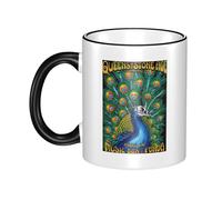 Women Men The Stone Age Rock Band Ceramic Coffee Mug Funny Adult Ceramic Coffee Cup Humor Black Handle Tea Cups Personalized Design for Coworker Mom Dad 11OZ Coffe Mug