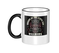 Women Men The Stone Age Rock Band Ceramic Coffee Mug Funny Adult Ceramic Coffee Cup Humor Black Handle Tea Cups Personalized Design for Coworker Mom Dad 11OZ Coffe Mug