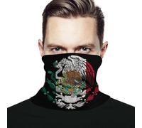 Women Men Tube Scarf Mexico Eagle Magic Headband Microfiber Bandana Quick Drying Neck Warmer For Football Fishing Camping
