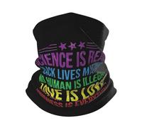 Women Men Tube Scarf Science Is Real Black Lives Matter Bandana Breathable Neck Gaiter Quick Drying Balaclava For Volleyball Running Soccer