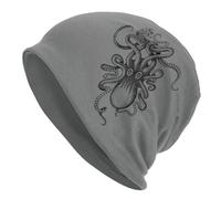 Women Men Watch Cap Kraken Rum Octoplus Slouch Beanie Comfortable Knitted Cap Soft Plain Knit Hats for Sports Winter Running