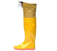 Women Men Waterproof Soft Rain Boots Unisex Outdoor Fishing Transplanting Rainboots Water Shoes Wellies Over-the-Knee For Garden Walking(46)