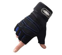 Women Men Workout Fitness Half Finger Gloves Gym Weight Lifting Exercise Bodybuilding Outdoor Cycling Mittens Cute Plush Gloves