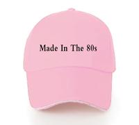 Women Men's Athletic Baseball Fitted Cap Plain Baseball Cap for Men - Classic Essentials Adjustable Sport Casual Sun Visor Hat… (Pink) (Made in The 80s White)