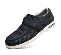 Women Men's Extra Wide Width Diabetic Shoes, Orthopedic Diabetic Shoes Men Women Bandage Shoes for Foot Pain Relief Fasciitis Bunions Walking Sneakers,44.5
