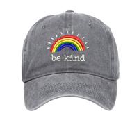 Women Men's Gay Pride Rainbow Baseball Hat Cap Rainbow LGBT Graphic Sun Hat Lesbian Flag
