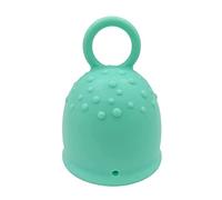 Women Menstrual Cup Easy to Use No Side Effects Soft Silicone Women Period Menstruation Alternative Cup for Sleeping Christmas Birthday Gifts, Blue S