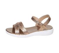 Women Metallic Croc Print Wedge Sandals Open Toe Ankle Strap Platform Comfortable Casual Summer Beach Sandals