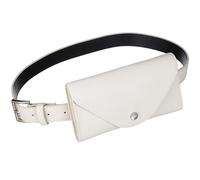 Women Mini Belt Phone Purse Beige Pu Leather Waist Pack | High Capacity Organiser, Removable Adjustable Strap, Can be Carried as Handbag