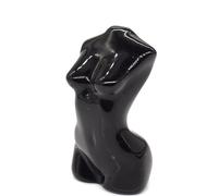Women Model Bust Natural Stones Statue Crystal Sexy Girl Body Naked Art Figurine Hand Carved Room Decor Gift Ornament
