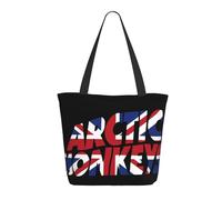 Women Monkeys Rock Band Arctic Tote Bag lightweight Shoulder Bag Large Capacity Reusable Grocery with Inner Pockets Zipper for Sport Travel Beach shopping