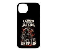 Women MTB Ride Like A Girl Try To Keep Up Case for iPhone 14 Plus