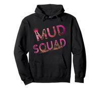 Women Mud Run Squad Girls Muddy Mudding Running Team ATV Pullover Hoodie