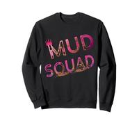 Women Mud Run Squad Girls Muddy Mudding Running Team ATV Sweatshirt