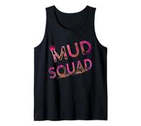 Women Mud Run Squad Girls Muddy Mudding Running Team ATV Tank Top
