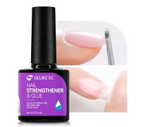 Women Nail Strengthener Glue for Care - Gelike EC 6 in 1 Gel Glue Sheer Blush Pink for Weak Thin Splitting - For Professional Manicurist