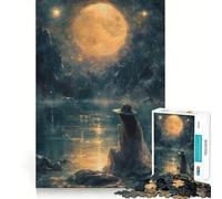Women near A River Adult Jigsaw1000 Pieces Cognitive Train Game Tight Interlock No Gaps Calming Mental Break Activity (50x75cm)