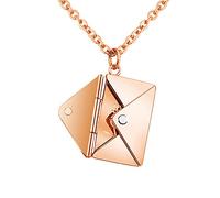Women Necklaces Pendants for Ramadan Mother's Day The New Envelope Necklace Shows Off Your Temperament And Can Be Opened Valentine's Envelopes Set