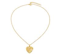 Women Necklaces Pendants JEWELERS Solid Yellow Gold 12MM Roses Heart Locket Pendant- For Photos, Messages, Sentimental's Y Shaped Necklace (as show, One Size)
