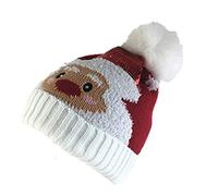 Women New Year Hat Men Winter Warmer Casual Plush Crochet Multicolor Hats Knit Weekend Snow Baseball Durable Classic Design Elegant Thickened Cozy Caps (A, One Size)