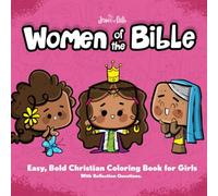 Women of the Bible: Easy, Bold Christian Coloring Book for Girls.