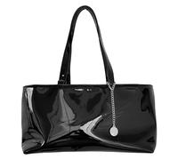 Women Office Commuters Shoulder Bag With Spacious Interior Glossy PU Leather Underarm Purse Adjustable Handle Handbag Wetlook Faux Leather Underarm Bag