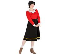 Women Olive Oyl Fancy Dress Costume X-Large