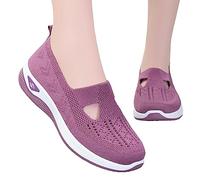 Women Orthopedic Casual Shoes Breathable Soft Sole Orthopedic Walking Shoes Women Orthopedic Walking Sneaker Lightweight Athletic Walking Shoes Purple