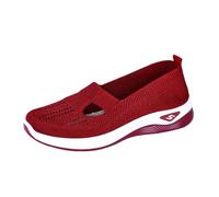 Women Orthopedic Casual Walking Shoes Breathable Soft Sole Slip On Shoes Lightweight Athletic Sneakers Size UK 5.5