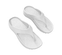 Women Orthotic Flip Flop with Arch Support Shoes oft Thong Pillow Slippers Open Toe Slip On Sandals Ladies Comfortable Wide Fit Slipper with Plantar Fasciitis Shoe Summer Beach Flip-Flops for Outdoor